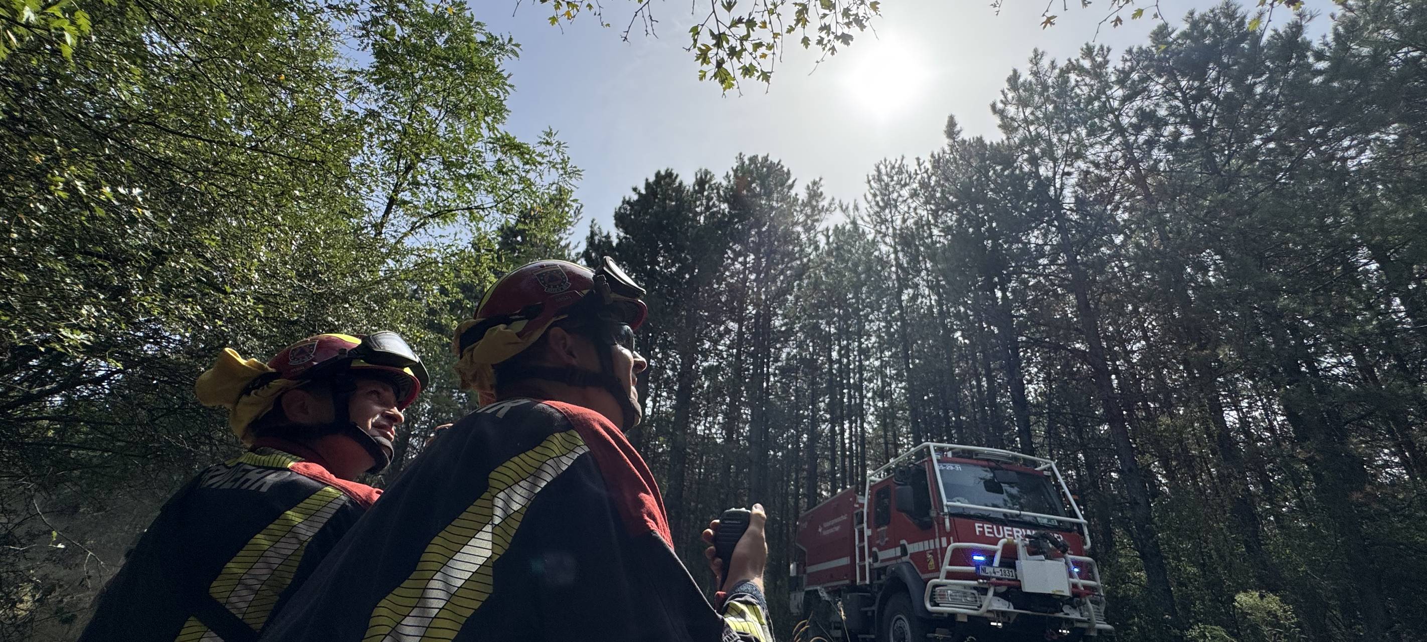 Feuerwehr Bonn: Fortschritte bei Waldbränden in Serbien