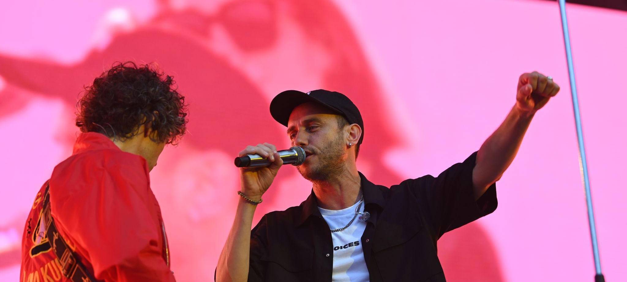 Konzert von Clueso auf dem Erfurter Domplatz