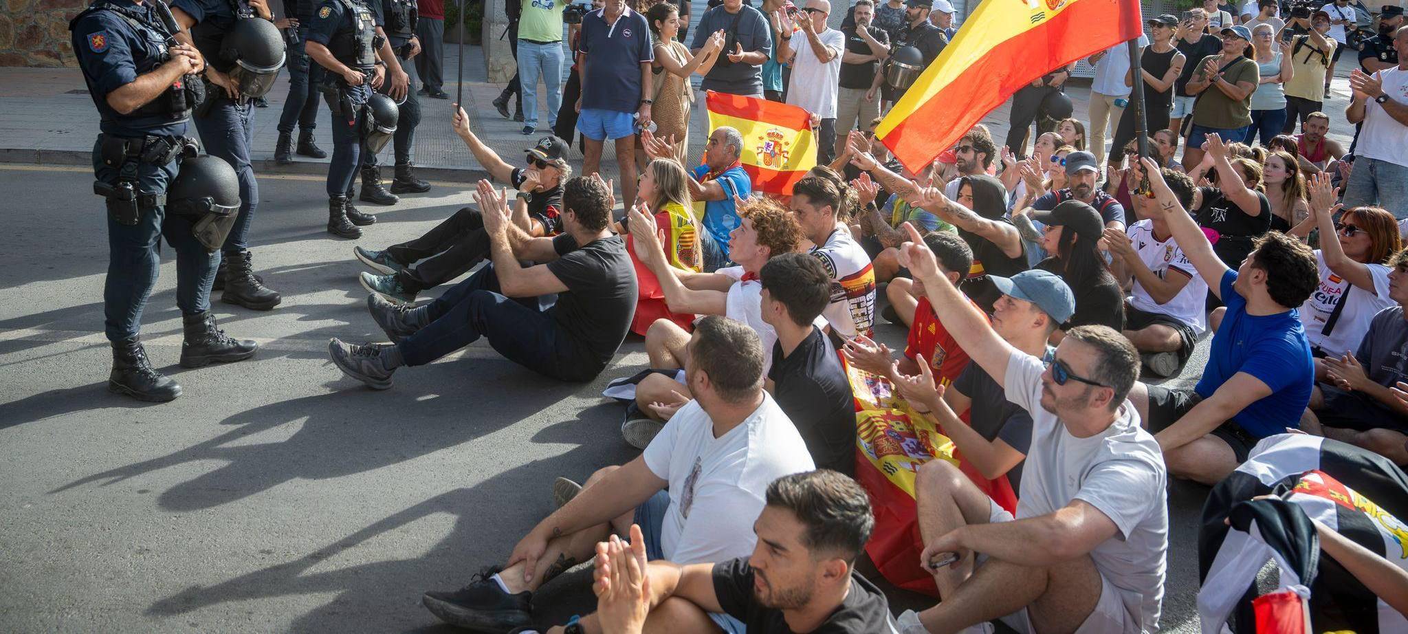 Migranten in Ceuta