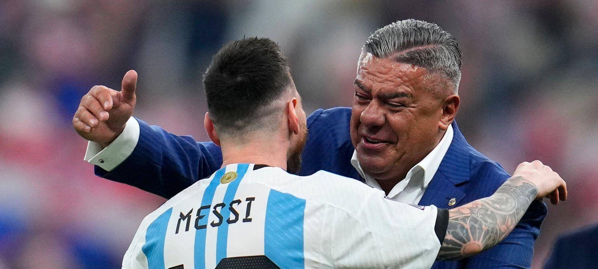 Lionel Messi und Claudio Tapia