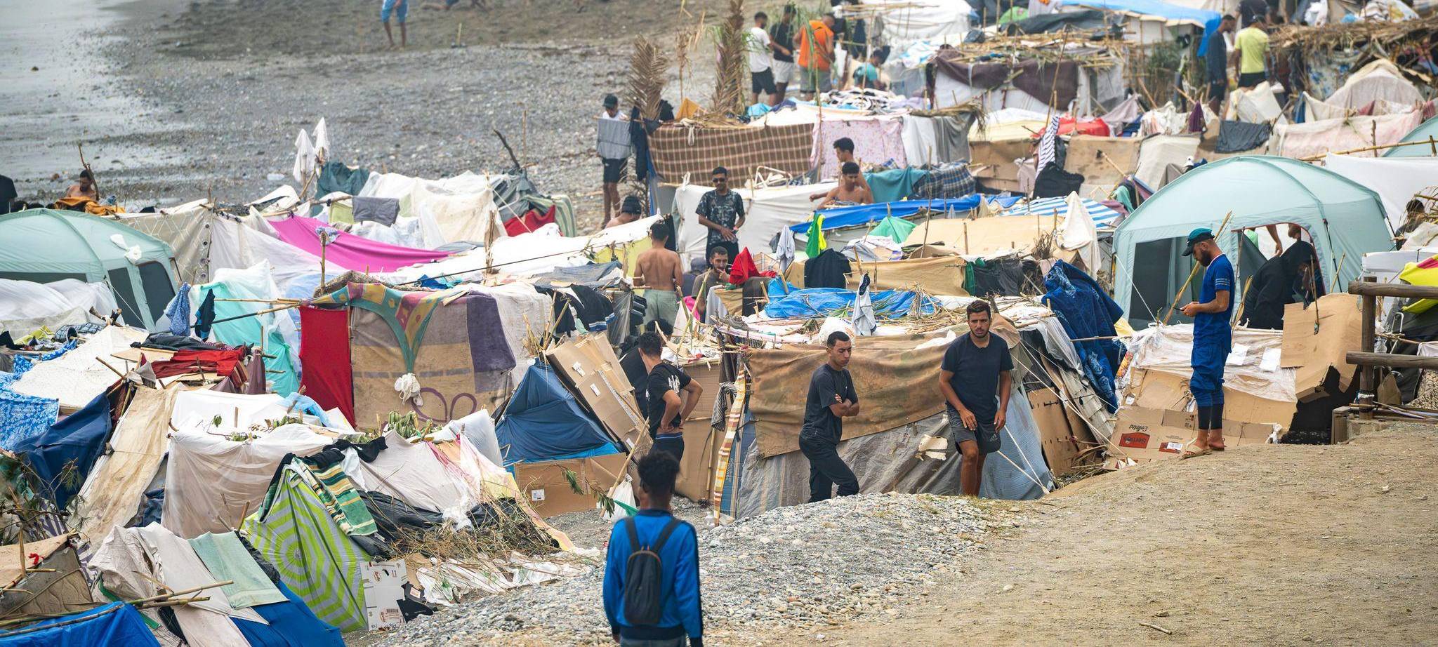Migranten in Ceuta