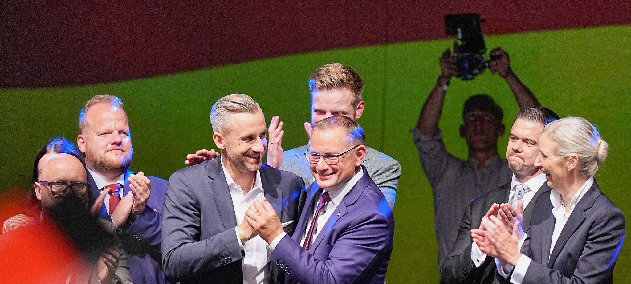 Landtagswahl in Sachsen-Anhalt - Wahlparty AfD