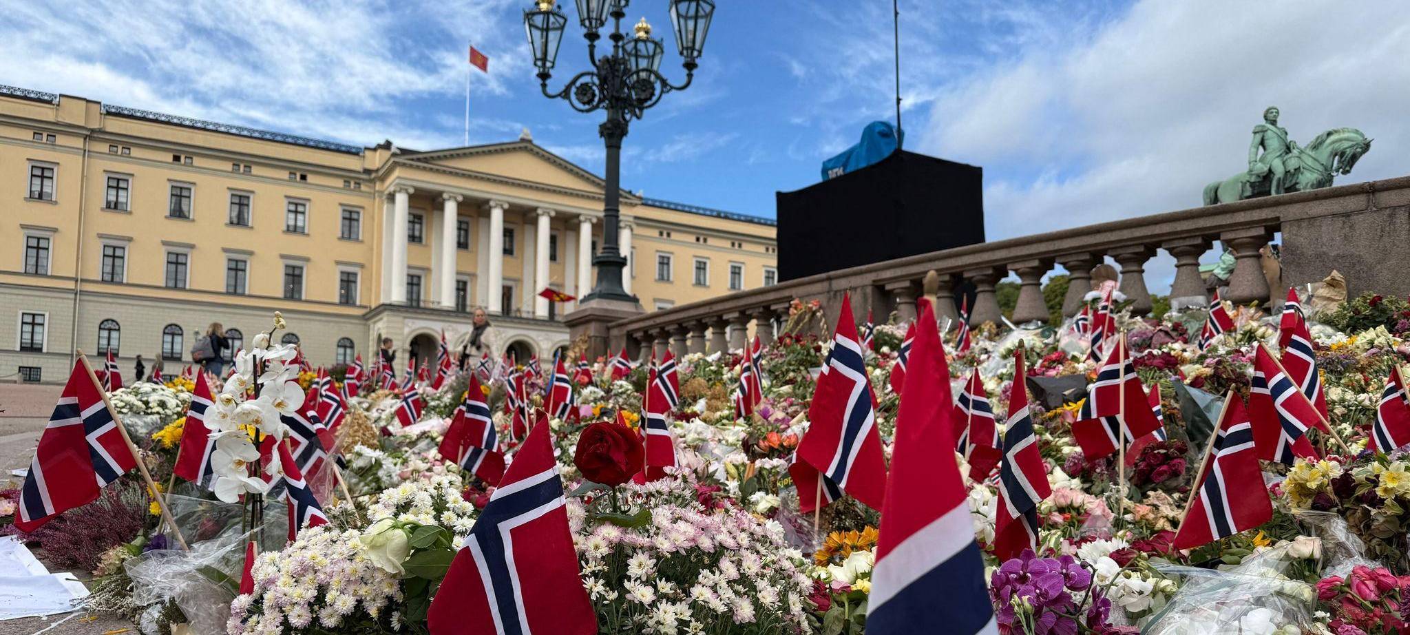 Vor dem Begräbnis von König Harald V.