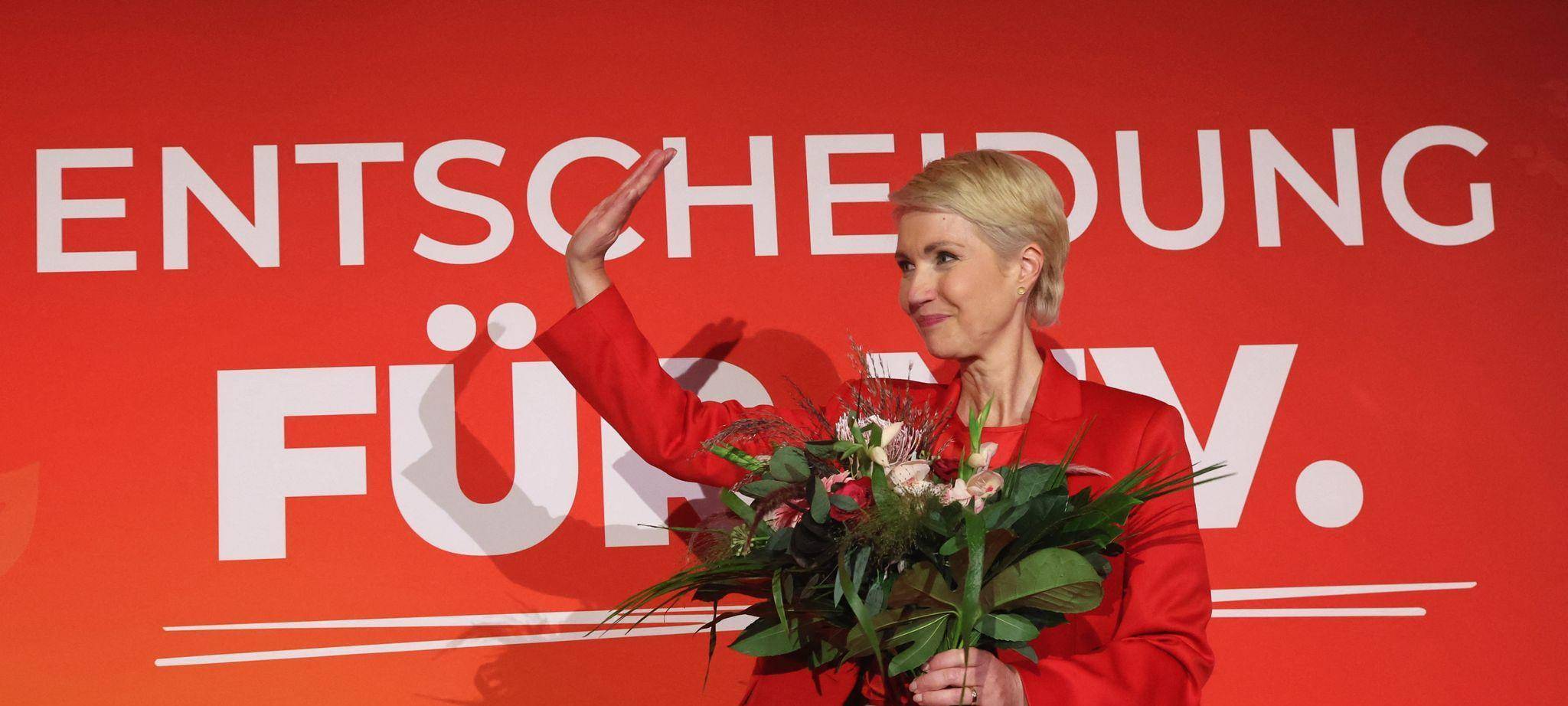 Landtagswahl Mecklenburg-Vorpommern - Wahlparty SPD