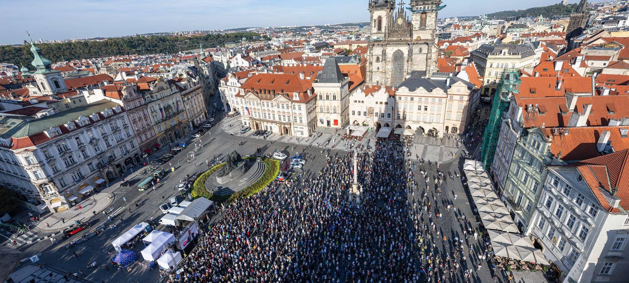Proteste in Prag