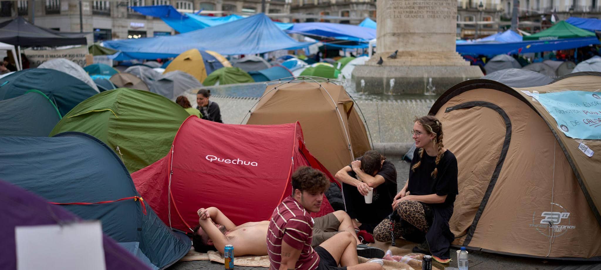 Protestcamp in Madrid
