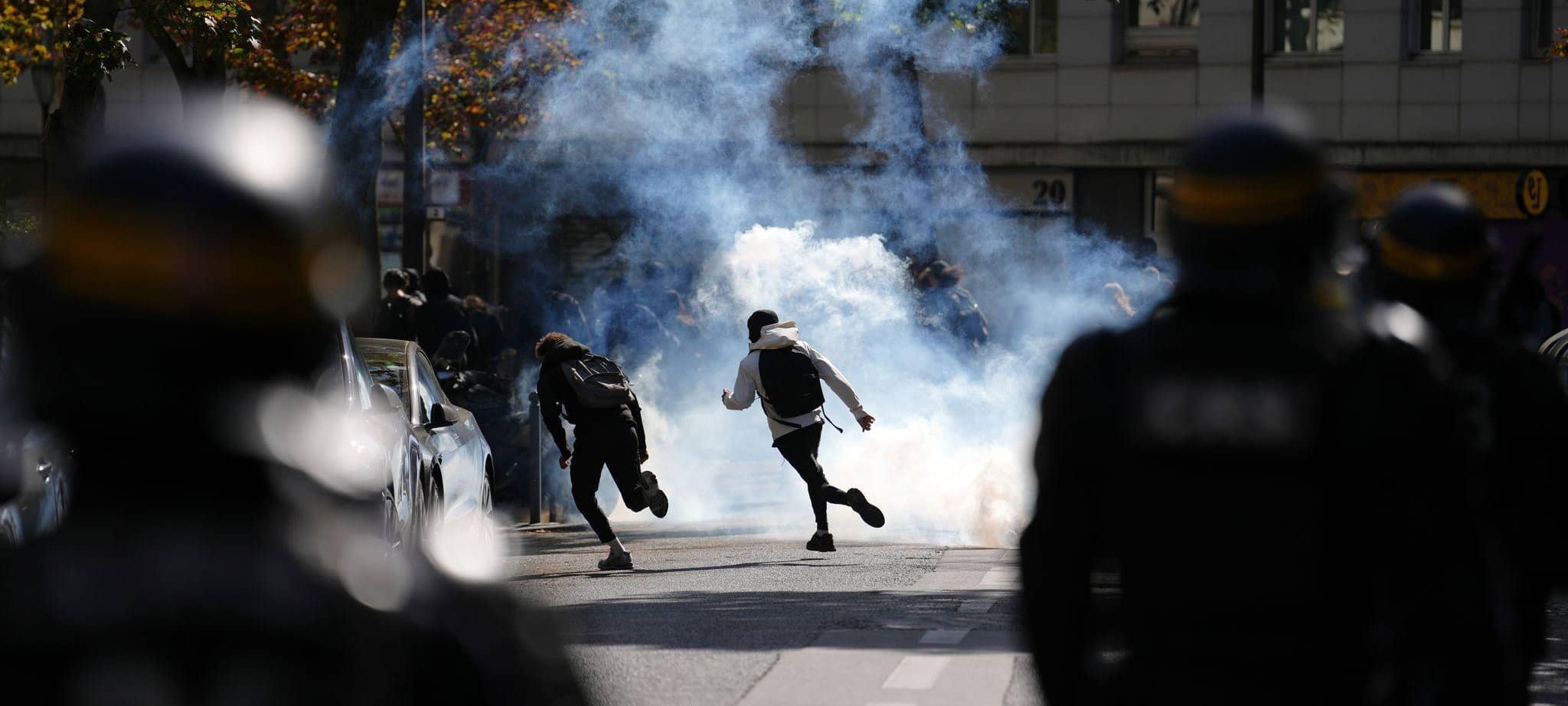 Schulproteste in Frankreich
