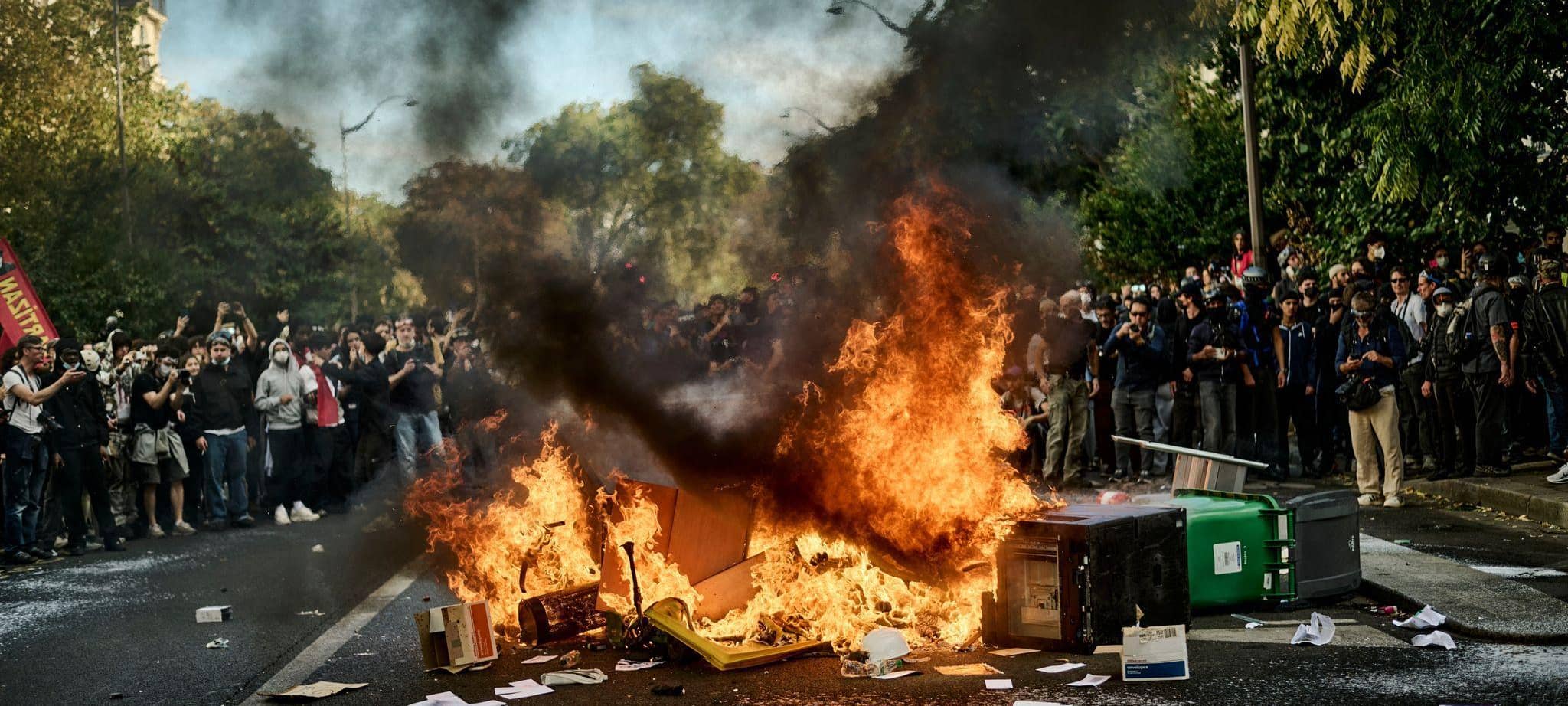 Schulproteste in Frankreich