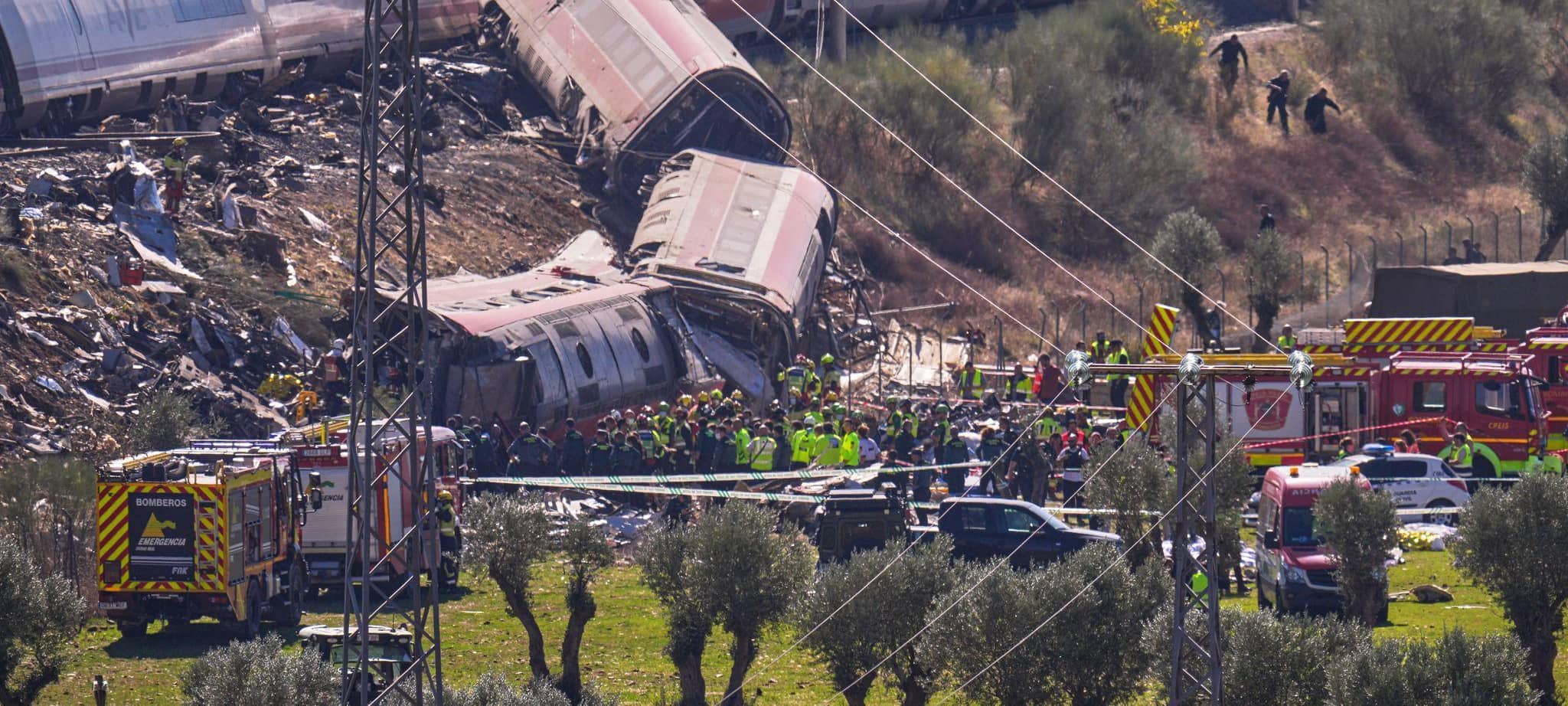 Zusammenstoß zweier Züge in Spanien