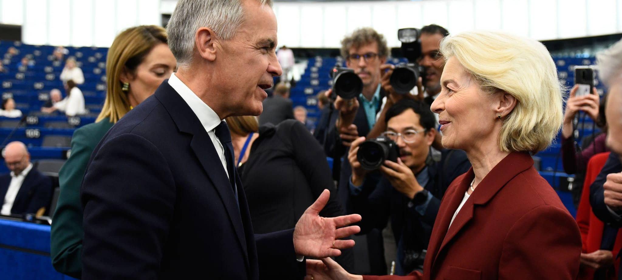 Mark Carney und Ursula von der Leyen.