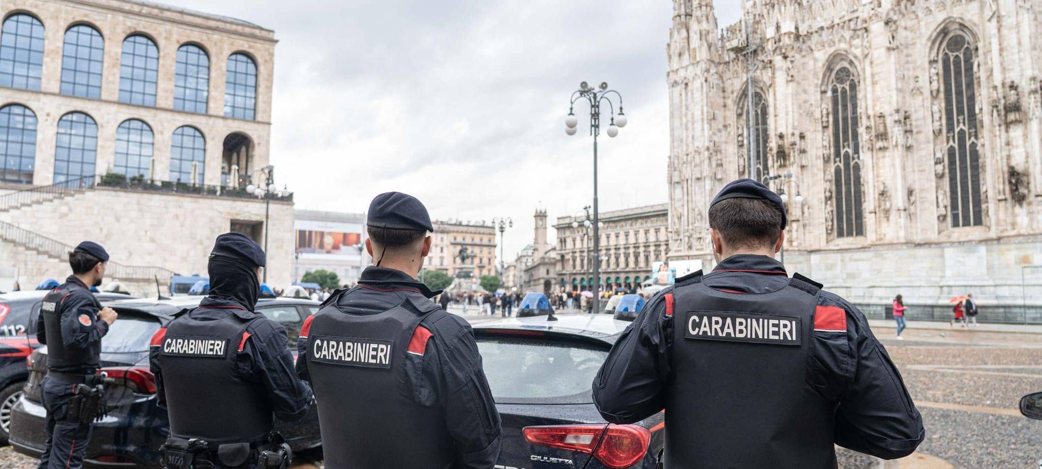 Italienische Carabinieri in Mailand