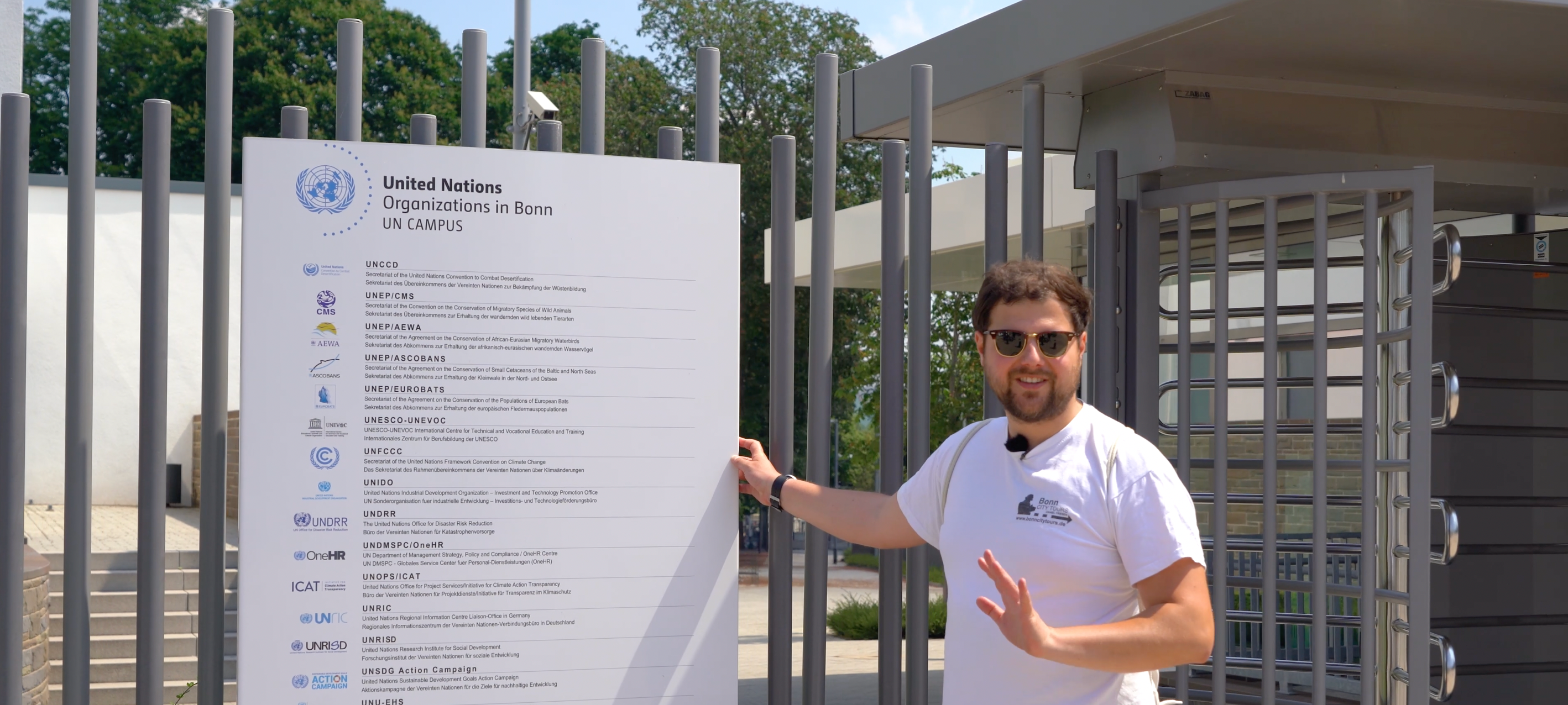 25 Jahre UN-Standort Bonn: eine virtuelle Führung mit Daniel Friesen von Bonncitytours