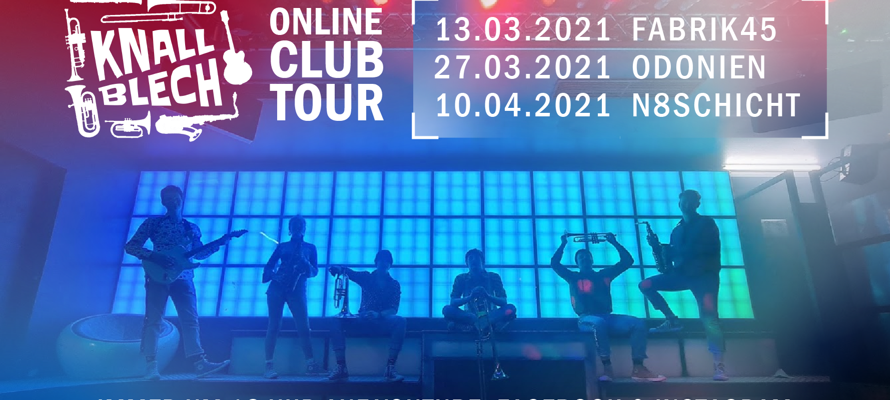 Knallblech: Bonner Brassband auf virtueller Club-Tour