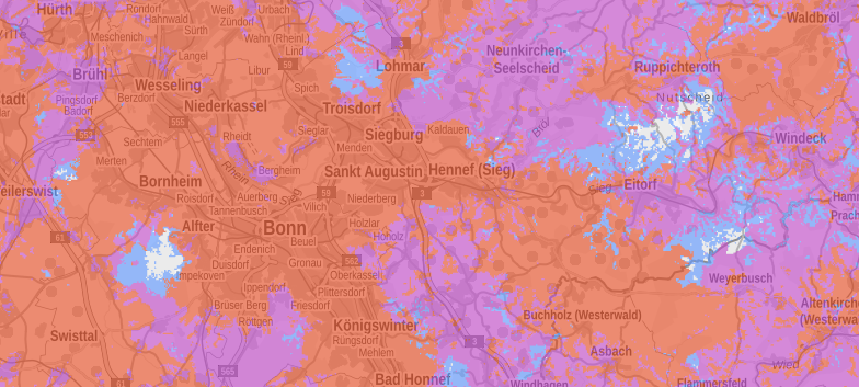 Bonn und Rhein-Sieg-Kreis: Mobilfunknetze gut, aber ausbaufähig